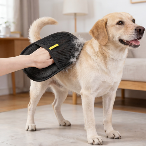 Guante Quita Pelos de Mascotas, Ropa y Sofá